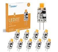 I-SHUNFA Ampoules LED G4,AC/DC 12V,100LM,Ampoule LED G4,1W Blanc Chaud,3000K Pas de Scintillement,Remplace les Ampoules Halogènes 10W,Angle d'éclairage de 360°,Pas de Variateur,Pack de 10