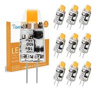 I-SHUNFA Ampoules LED G4,AC/DC 12V,100LM Blanc Chaud 3000K,1W,Lot de 10