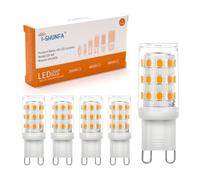 I-SHUNFA Ampoules LED G9,3W Blanc Chaud 3000k Remplacement des Ampoules halogènes 30W AC 220V Economies d'énergie Petites Ampoules LED (Lot de 5)
