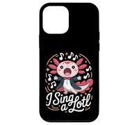 I Sing A Lotl, Cute Axolotl Singing Coque pour iPhone 12 mini