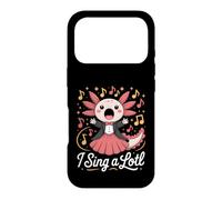 I Sing A Lotl, Cute Axolotl Singing Coque pour iPhone 17 Pro