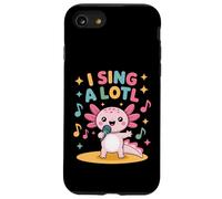 I Sing A Lotl, Cute Axolotl Singing Coque pour iPhone SE (2020) / 7 / 8