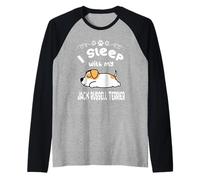 I Sleep with My Jack Russell Terrier Dog Sleeping Dogs Manche Raglan