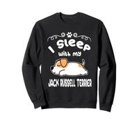 I Sleep with My Jack Russell Terrier Dog Sleeping Dogs Sweatshirt