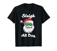 I Sleigh All Day Cool Christmas Illustration Graphic Designs T-Shirt