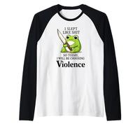 I Slept Like Shit So Today I Will be Choose Violence Manche Raglan