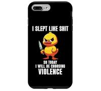 I Slept Like Shit So Today I'm Choosing Violence Duck Knife Coque pour iPhone 7 Plus/8 Plus