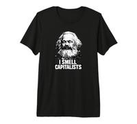I Smell Capitalists, Karl Marx, Communisme, Marx T-Shirt Haut de Gamme