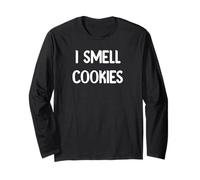 I Smell Cookies Funny Food Lover Design Tees Mugs and Decor Manche Longue