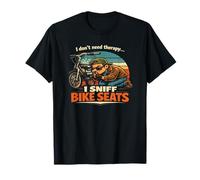 I Sniff Bike Seats Funny Crude Humour Shirt Retro Cartoon T-Shirt