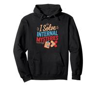 I Solve Internal Mystères Internes Médecine Interniste Sweat à Capuche