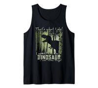 I Speak Dinosaur and I Know Things! Mème de l'ombre du T-Rex Débardeur