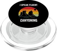 I Speak Fluent Canyoning | Canyoning Vintage Canyon PopSockets PopGrip pour MagSafe