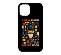 I Speak Fluent Coffee Before Noon Coque pour iPhone 12/12 Pro