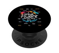I Speak Fluent Internet Slang Lol Funny Meme PopSockets PopGrip Adhésif