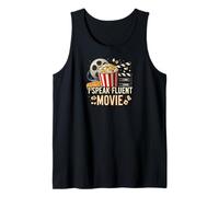 I Speak Fluent Movie Popcorn Film Lover Cinema Fan Débardeur