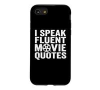 I Speak Fluent Movie Quotes - Drôle de Films pour Amateurs de Films Coque pour iPhone SE (2020) / 7/8