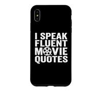 I Speak Fluent Movie Quotes - Drôle de Films pour Amateurs de Films Coque pour iPhone XS Max