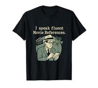 I Speak Fluent Movie Références Typewriter Art T-Shirt