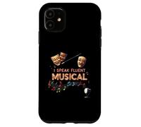 I Speak Fluent Musical Theater Broadway Show Design Coque pour iPhone 11