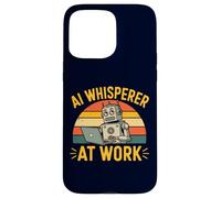 I Speak Fluent Prompt AI Tech Geek Programmateur robot rétro Coque pour iPhone 15 Pro Max