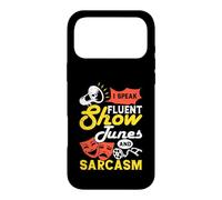 I Speak Fluent Show Tunes and Sarcasm Coque pour iPhone 17 Pro Max