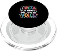 I Speak for Those Who Have No Voice Animal - PopSockets PopGrip pour MagSafe