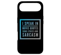I Speak in Movie Quotes Paroles de Chanson et Citation de Sarcasme drôle Coque pour iPhone Air