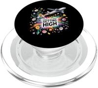 I Spend All My Money Getting High Pilote Aviation |- PopSockets PopGrip pour MagSafe