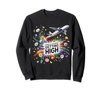 I Spend All My Money Getting High Pilote Aviation |- Sweatshirt
