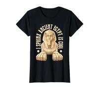 I Sphinx Ancient Egypt is Cool T-Shirt Graphique avec Valeur, Femme, Noir, M