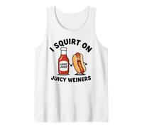 I Squirt on Juicy Weiners, Amateurs Amusants de Ketchup et de Hot Dogs Débardeur