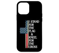 I Stand for The Flag and Kneel for The Cross USA Freedom God Coque pour iPhone 12 Mini