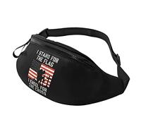 I Stand for The Flag Je m'agenouille pour la Croix Casual Fanny Pack Hommes et Femmes Loisirs Sports Taille Sac Sports Day Exercice Cadeau