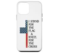 I Stand for The Flag Kneel for The Cross USA Freedom God US Coque pour iPhone 12 Mini