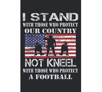 I Stand For The Flag To Support Military And Police: Undated Daily Planner: One Page Per Day, Daily Organizer, To Do List (6" X 9")