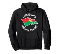 I Stand With Ibrahim Traore And Burkina Faso Carte Drapeau Sweat à Capuche