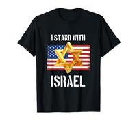 « I Stand With Israël, Israël Palestine confli, soutien Israël T-Shirt