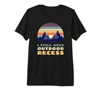I Still Need Outdoor Recess Rétro Vintage T-Shirt Haut de Gamme