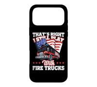 I Still Play with Fire Trucks American Flag Firefighter Coque pour iPhone 17 Pro Max