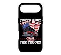 I Still Play with Fire Trucks American Flag Firefighter Coque pour iPhone Air