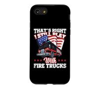I Still Play with Fire Trucks American Flag Firefighter Coque pour iPhone SE (2020) / 7/8