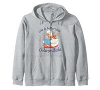 I Still Read Children's Books Cute Duck Reading Book Lover Sweat à Capuche
