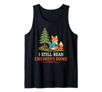 I Still Read Livres pour Enfants Cute Fox Reading Nature Lover Débardeur