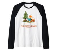 I Still Read Livres pour Enfants Cute Fox Reading Nature Lover Manche Raglan