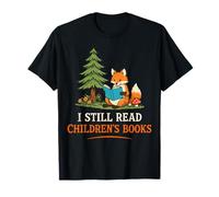 I Still Read Livres pour Enfants Cute Fox Reading Nature Lover T-Shirt