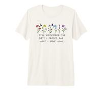 I Still Remember The Days I Prayed Prayer Women Praying Mama T-Shirt Haut de Gamme