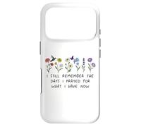 I Still Remember The Days I Prayed Sign,Christian Prayer Mom Coque pour iPhone 17 Pro