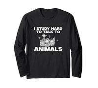I Study Hard to Talk to Animals Zoology Humour for Zoologists Manche Longue