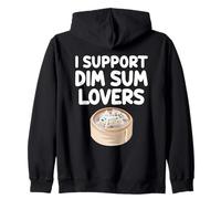 I Support Dim Sum Lovers Cuisine cantonaise de Chine du Sud Sweat à Capuche